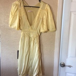 Betsey Johnson Short Dress Size 6 Yellow
